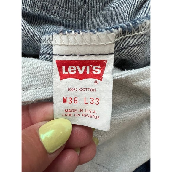 Levis‎ Vintage 505 0216 Men’s Jeans Size 36x33 - Picture 9 of 10